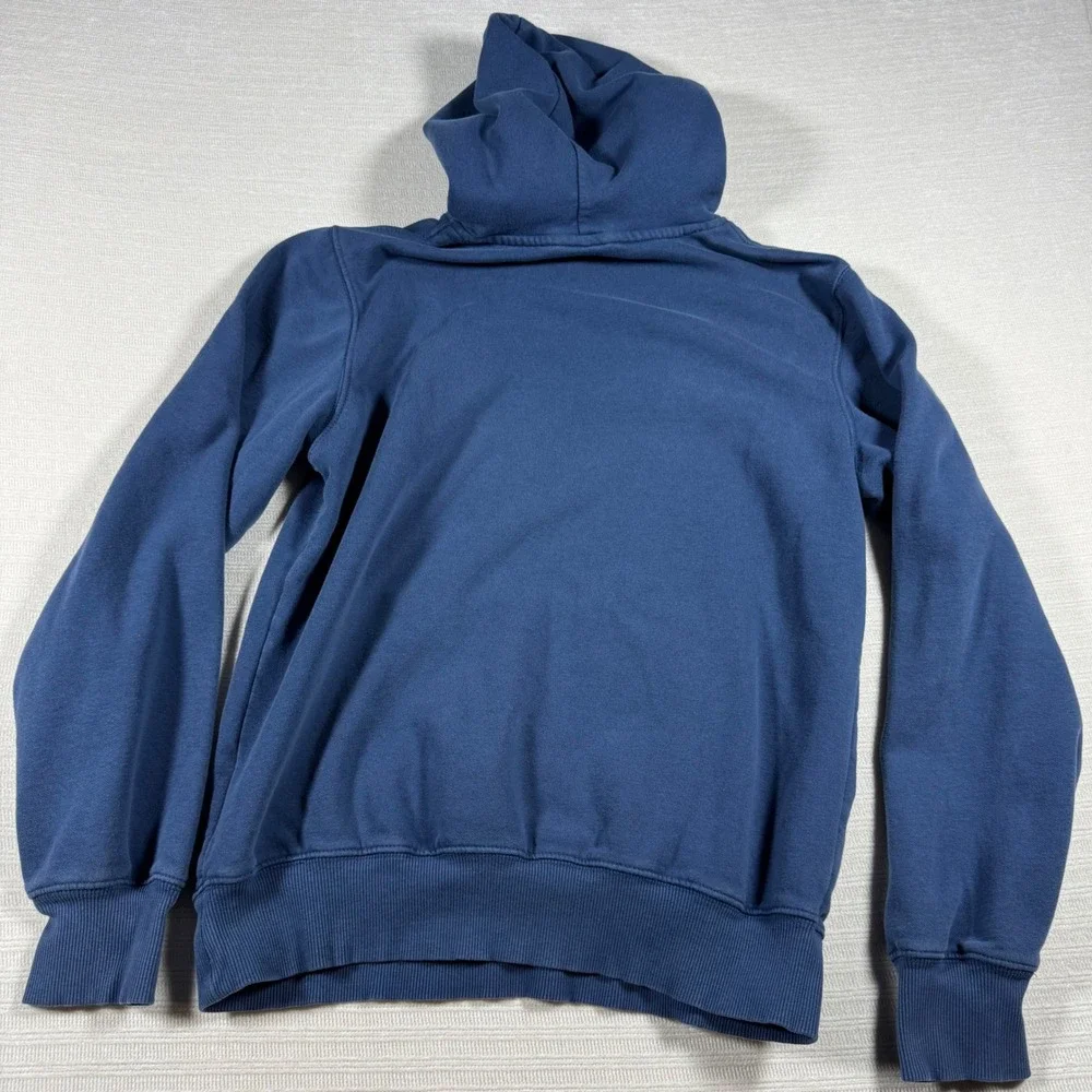 The North Face Mens Blue Half Dome Logo Pullover Hoodie Sweatshirt Small A7UNL